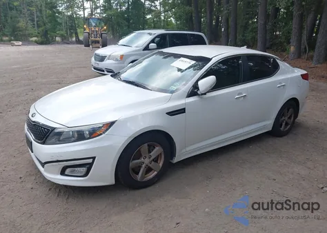 2015 Kia Optima Lx из США, поврежденный, VIN KNAGM4A71F5611444